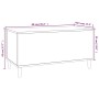Mesa de centro madera contrachapada roble marrón 90x44,5x45 cm de vidaXL, Mesas de centro - Ref: Foro24-819587, Precio: 65,63...