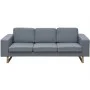 Sofá de 3 plazas tela gris claro de vidaXL, Sofás - Ref: Foro24-243185, Precio: 409,28 €, Descuento: %