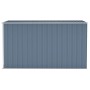 Cobertizo de jardín pared acero galvanizado gris 118x288x178 cm de vidaXL, Cobertizos - Ref: Foro24-316226, Precio: 259,57 €,...