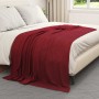 Mantitas de Sofá 24 pcs Rojo Burdeos 200 x 150 cm Lana en Ropa de cama | Comprar online en Foru.es