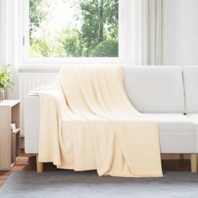 Mantitas de Sofá 24 pcs Crema 200 x 150 cm Lana en Ropa de cama | Comprar online en Foru.es