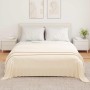 Manta Crema 350 x 270 cm Lana en Ropa de cama | Comprar online en Foru.es