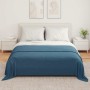 Manta Azul marino 280 x 210 cm Lana en Ropa de cama | Comprar online en Foru.es