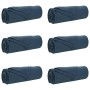Mantitas de Sofá 6 pcs Azul marino 280 x 210 cm Lana en Ropa de cama | Comprar online en Foru.es