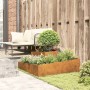 Macetero de Jardín Marrón 100 x 100 x 50 cm Acero autopatinable en Macetas y jardineras | Comprar online en Foru.es