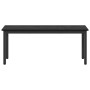 Banco Roble Negro 110 x 35 x 45 cm Madera de ingeniería en Bancos | Comprar online en Foru.es