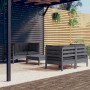 Muebles de jardín 5 pzas con cojines antracita madera de pino en Conjuntos de jardín | Comprar online en Foru.es