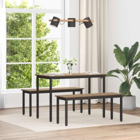 Banco Roble Artesanal 110 x 35 x 45 cm Madera de ingeniería en Bancos | Comprar online en Foru.es