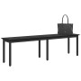 Banco Roble Negro 160 x 35 x 45 cm Madera de ingeniería en Bancos | Comprar online en Foru.es