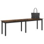 Banco Roble Humo 160 x 35 x 45 cm Madera de ingeniería en Bancos | Comprar online en Foru.es