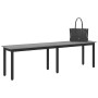 Banco Gris Sonoma 160 x 35 x 45 cm Madera de ingeniería en Bancos | Comprar online en Foru.es
