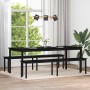Banco Roble Negro 200 x 35 x 45 cm Madera de ingeniería en Bancos | Comprar online en Foru.es