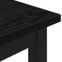 Banco Roble Negro 200 x 35 x 45 cm Madera de ingeniería en Bancos | Comprar online en Foru.es