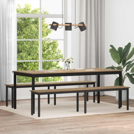 Banco Roble Artesanal 200 x 35 x 45 cm Madera de ingeniería en Bancos | Comprar online en Foru.es