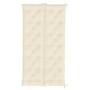 Cojín de banco jardín tela Oxford blanco crema 200x(50+50)x7 cm en Decoración | Comprar online en Foru.es