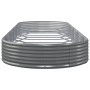 Jardinera arriate acero galvanizado gris 450x140x36 cm en Macetas y jardineras | Comprar online en Foru.es