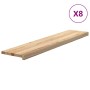 Peldaños escalera 8 uds sin tratar 120x30x2 cm en Hogar | Comprar online en Foru.es