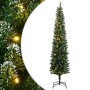 Árbol de Navidad artificial estrecho con 300 LEDs 180 cm en Decoración Festiva y Estacional | Comprar online en Foru.es