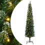 Árbol de Navidad artificial estrecho con 300 LEDs 240 cm en Decoración Festiva y Estacional | Comprar online en Foru.es