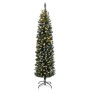 Árbol de Navidad artificial estrecho con 300 LEDs 210 cm en Decoración Festiva y Estacional | Comprar online en Foru.es
