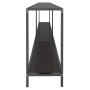 Mesa consola vidrio templado negro 220x35x75,5 cm en Mesas auxiliares | Comprar online en Foru.es
