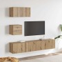 Conjunto de mueble de TV 3 pcs Roble artesanal en Muebles TV | Comprar online en Foru.es