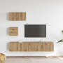 Conjunto de mueble de TV 3 pcs Roble artesanal en Muebles TV | Comprar online en Foru.es