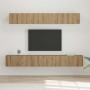 Conjunto de mueble de TV 5 pcs Roble artesanal en Muebles TV | Comprar online en Foru.es