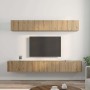 Conjunto de mueble de TV 5 pcs Roble artesanal en Muebles TV | Comprar online en Foru.es