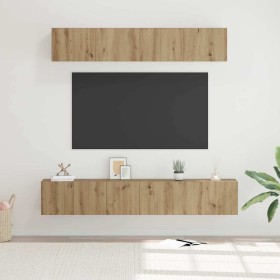 Conjunto de mueble de TV 5 pcs Roble artesanal en Muebles TV | Comprar online en Foru.es