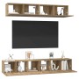 Conjunto de mueble de TV 5 pcs Roble artesanal en Muebles TV | Comprar online en Foru.es