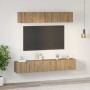 Conjunto de mueble de TV 5 pcs Roble artesanal en Muebles TV | Comprar online en Foru.es