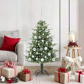 Árbol de Navidad artificial preiluminado con juego de bolas en Decoración Festiva y Estacional | Comprar online en Foru.es