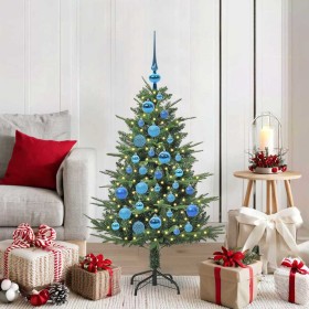 Árbol de Navidad artificial preiluminado con juego de bolas en Decoración Festiva y Estacional | Comprar online en Foru.es