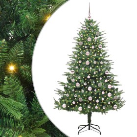 Árbol de Navidad artificial preiluminado con juego de bolas en Decoración Festiva y Estacional | Comprar online en Foru.es