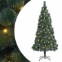 Árbol de Navidad artificial pre-iluminado Verde 180 cm PET en Decoración Festiva y Estacional | Comprar online en Foru.es