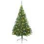 Árbol de Navidad Artificial Preiluminado Verde 210 cm PVC en Decoración Festiva y Estacional | Comprar online en Foru.es