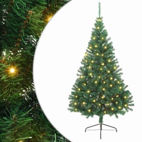 Árbol de Navidad Artificial Preiluminado Verde 240 cm PVC en Decoración Festiva y Estacional | Comprar online en Foru.es