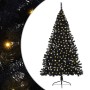 Árbol de Navidad Artificial Preiluminado Negro 180 cm PVC en Decoración Festiva y Estacional | Comprar online en Foru.es