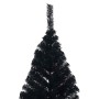 Árbol de Navidad Artificial Preiluminado Negro 210 cm PVC en Decoración Festiva y Estacional | Comprar online en Foru.es