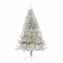 Árbol de Navidad Artificial Preiluminado Plateado 180 cm PET en Decoración Festiva y Estacional | Comprar online en Foru.es