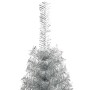 Árbol de Navidad Artificial Preiluminado Plateado 180 cm PET en Decoración Festiva y Estacional | Comprar online en Foru.es