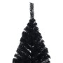 Medio árbol de Navidad artificial con soporte PVC negro 210 cm en Decoración Festiva y Estacional | Comprar online en Foru.es