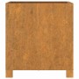 Jardineras con patas 2 uds acero corten oxidado 40x40x40 cm en Macetas y jardineras | Comprar online en Foru.es