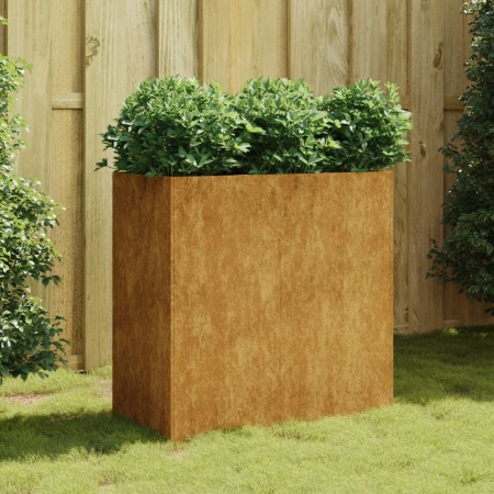 Jardinera de acero corten 80x40x80 cm en Macetas y jardineras | Comprar online en Foru.es