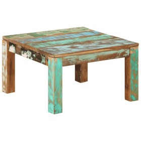 Mesa de centro de madera maciza reciclada 60x60x35 cm en Mesas de centro | Comprar online en Foru.es