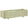 Arriate rectangular madera 120x40x30 cm en Macetas y jardineras | Comprar online en Foru.es