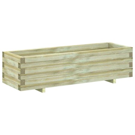 Arriate rectangular madera 120x40x30 cm en Macetas y jardineras | Comprar online en Foru.es