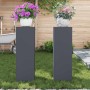 Soporte de plantas 2 pcs Antracita 24 x 24 x 75 cm Acero en Soportes para macetas | Comprar online en Foru.es