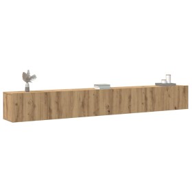 Mueble para TV de pared madera contrachapada artesanal 3 piezas en Muebles TV | Comprar online en Foru.es